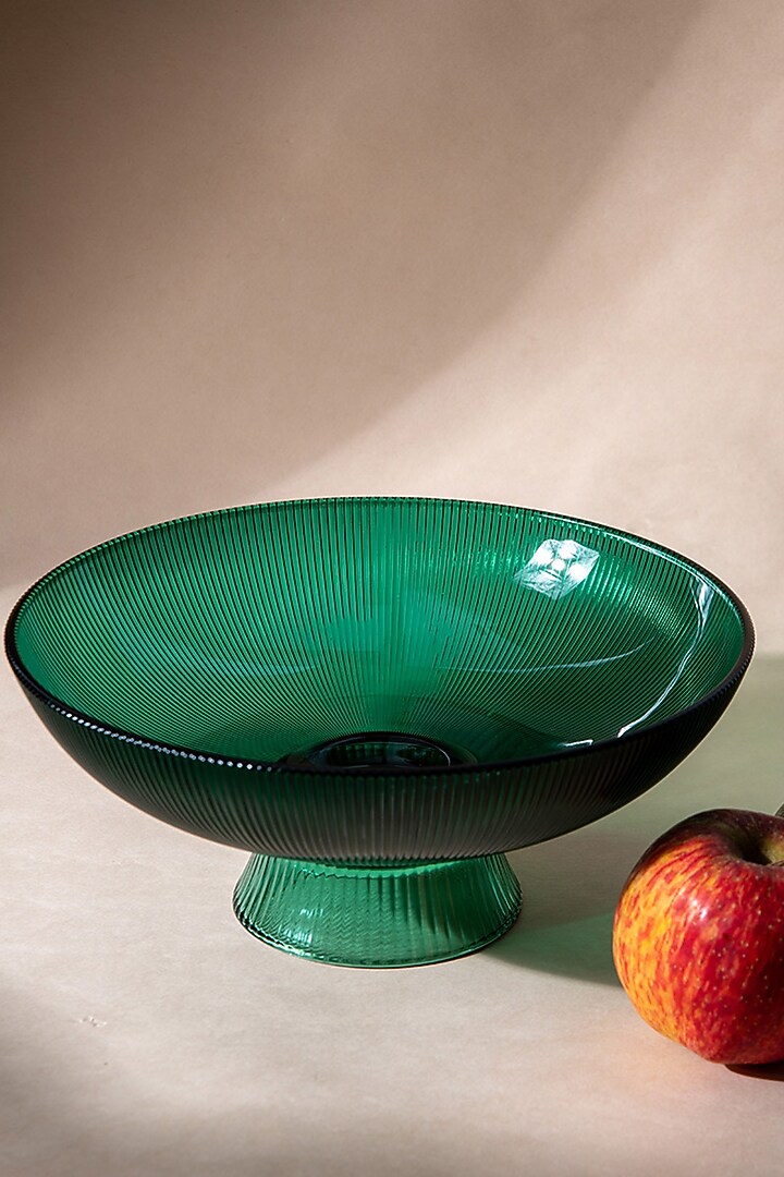Green Glass Bowl by The Table Fable at Pernia's Pop Up Shop