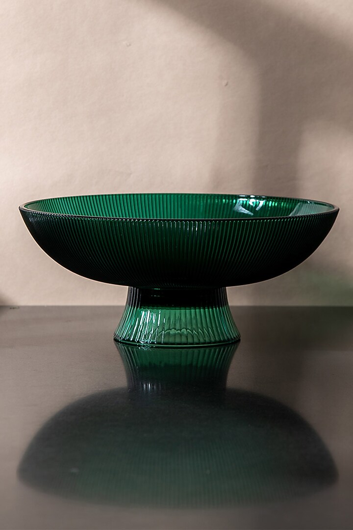 Green Glass Bowl by The Table Fable at Pernia's Pop Up Shop