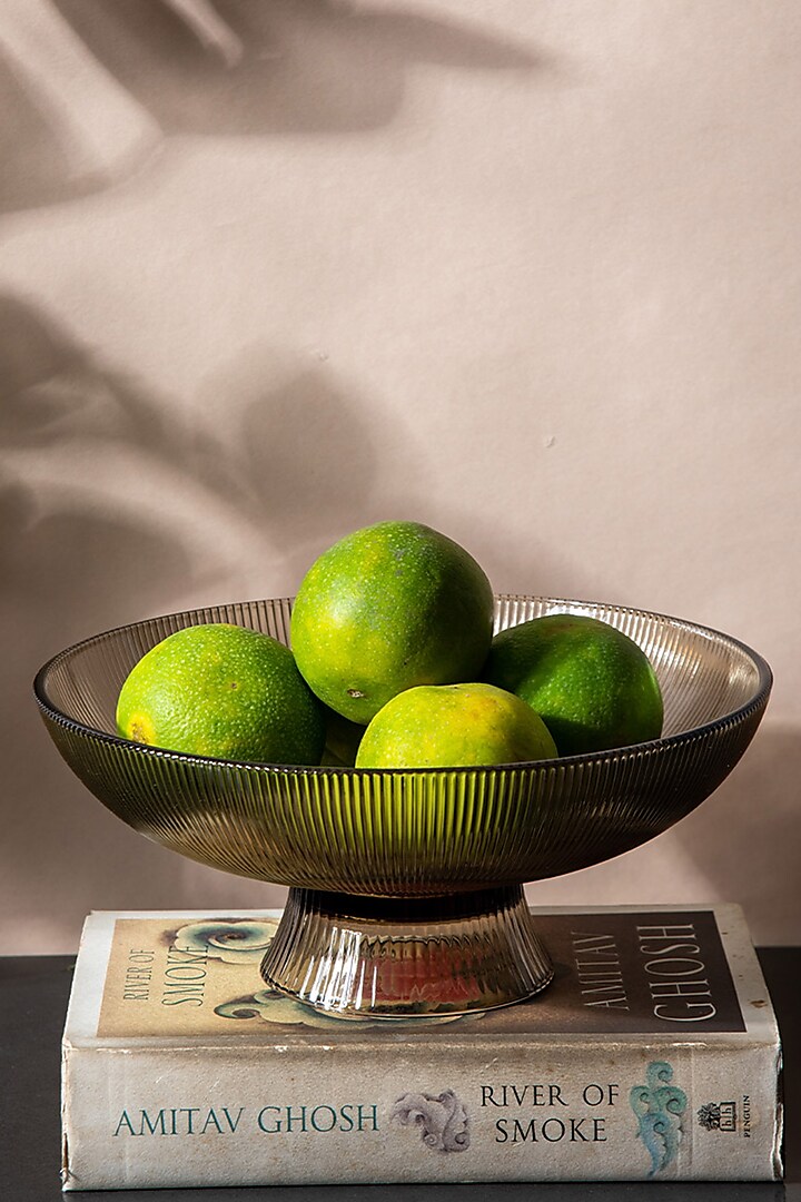 Brown Glass Bowl by The Table Fable at Pernia's Pop Up Shop