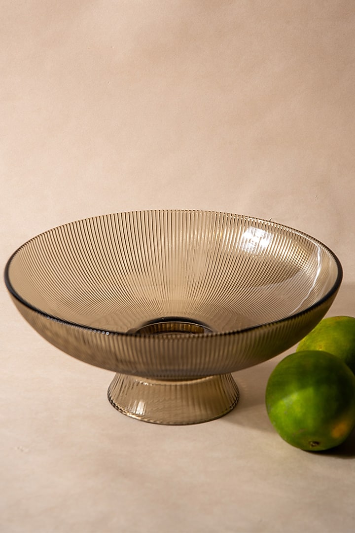 Brown Glass Bowl by The Table Fable at Pernia's Pop Up Shop