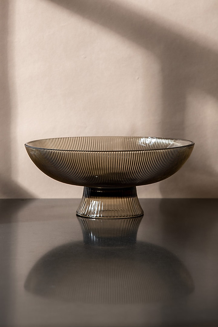 Brown Glass Bowl by The Table Fable at Pernia's Pop Up Shop