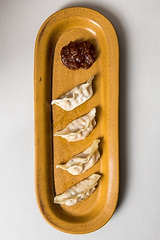Mustard Stoneware Tray by The Table Fable