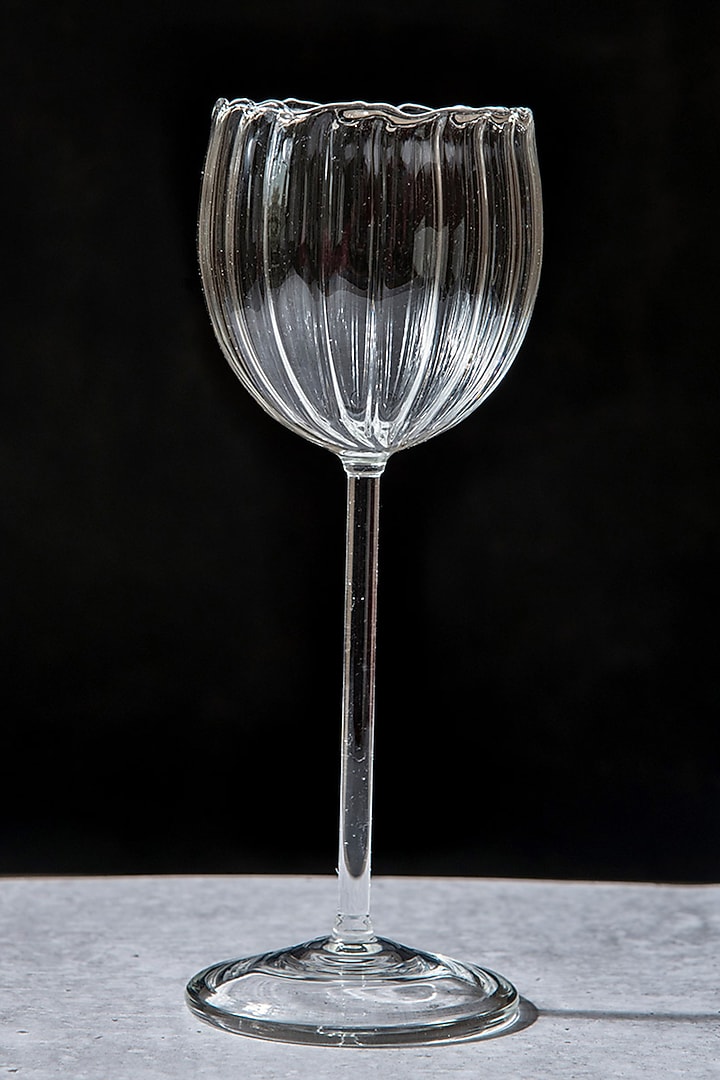 Transparent Rose Glasses (Set of 4) by The Table Fable at Pernia's Pop Up Shop