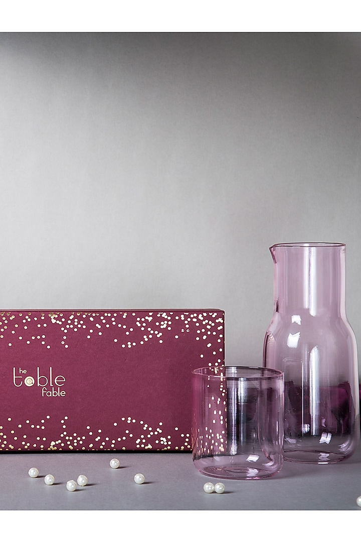 Pink Eva Carafe Gift Box by The Table Fable