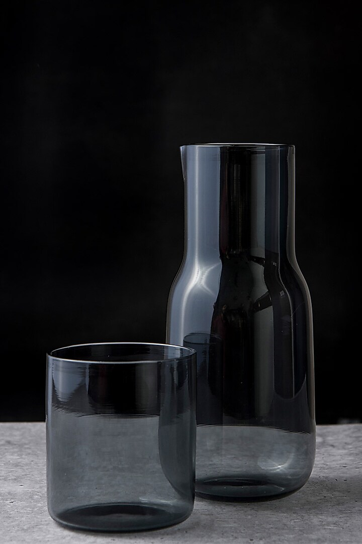 Black Eva Carafe Gift Box by The Table Fable at Pernia's Pop Up Shop