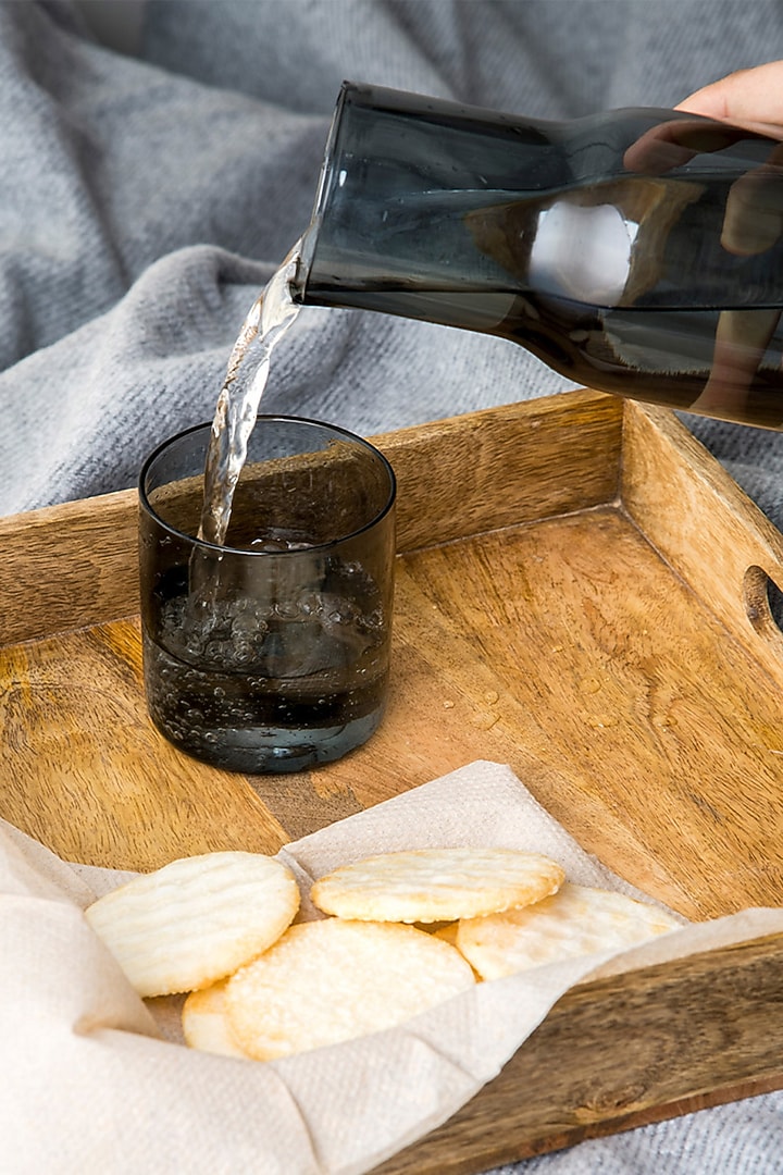 Black Eva Carafe Gift Box by The Table Fable at Pernia's Pop Up Shop