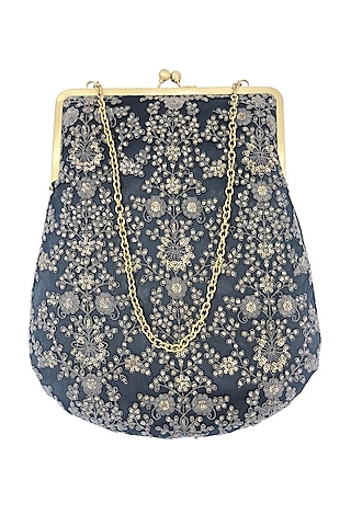 Blue Embroidered Purse by That Gypsy