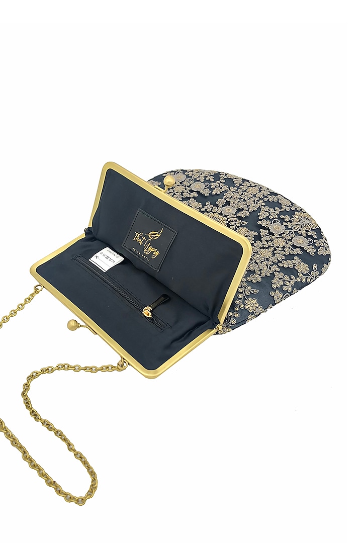 Blue Embroidered Purse by That Gypsy at Pernia's Pop Up Shop