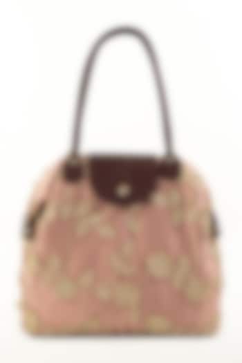 Pink Embroidered Bag by That Gypsy at Pernia's Pop Up Shop