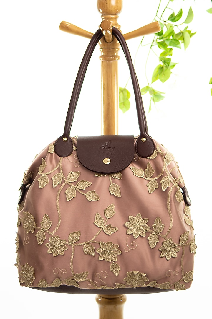 Pink Embroidered Bag by That Gypsy at Pernia's Pop Up Shop
