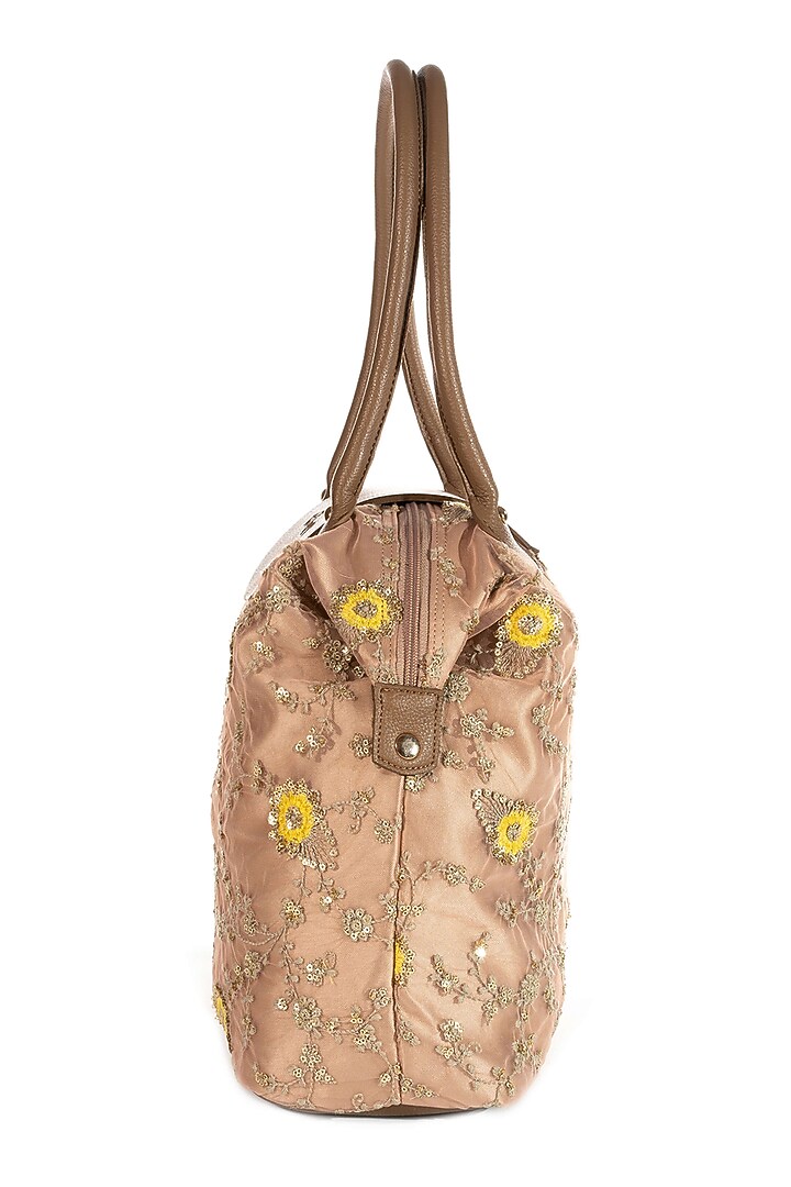 Rose Gold Embroidered Bag by That Gypsy at Pernia's Pop Up Shop