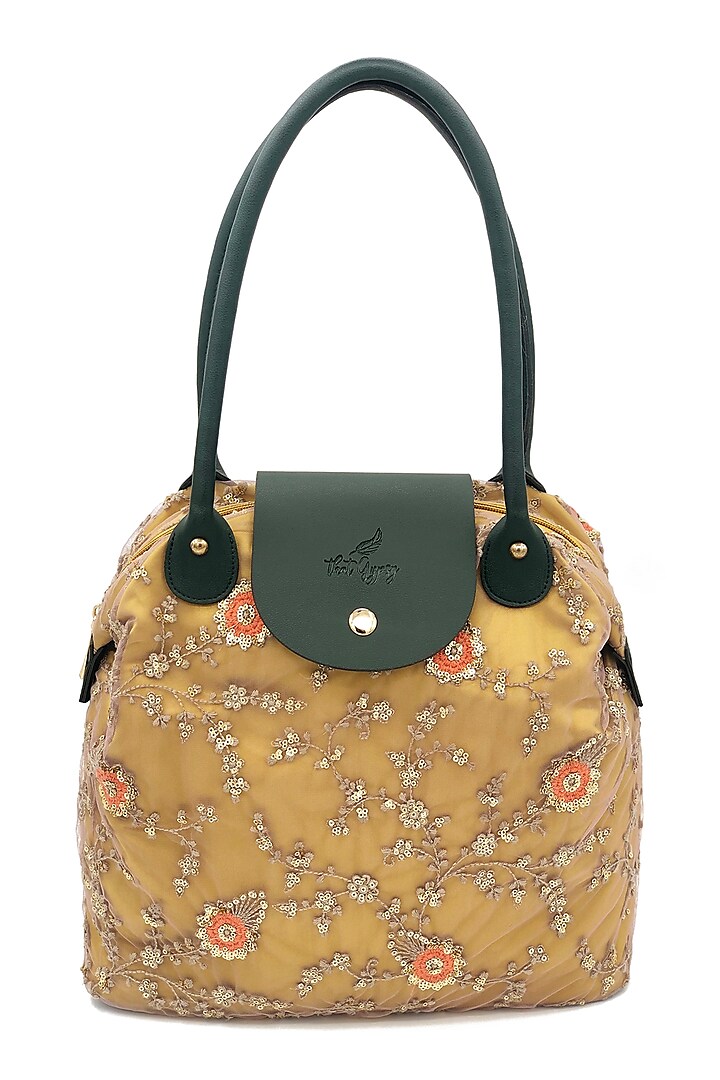 Yellow Embroidered Bag by That Gypsy