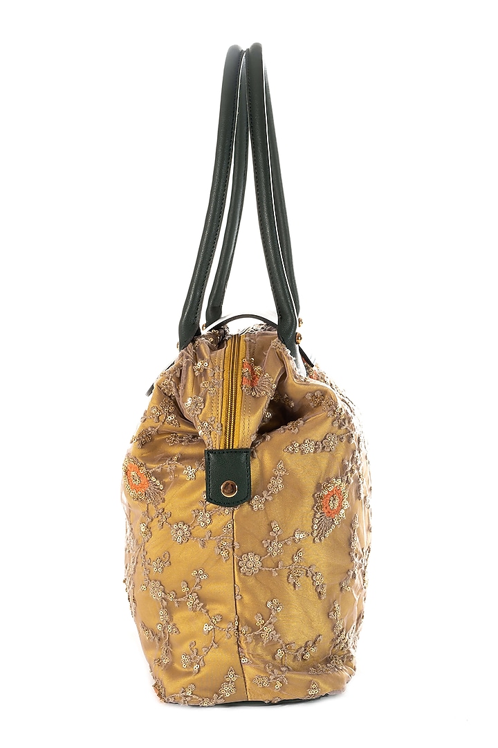 Yellow Embroidered Bag by That Gypsy at Pernia's Pop Up Shop