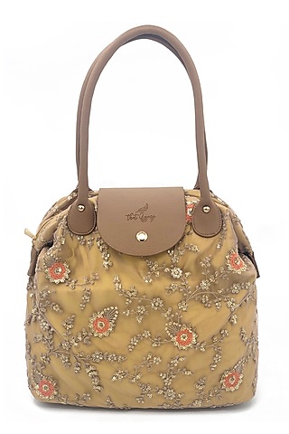 Golden Embroidered Bag by That Gypsy
