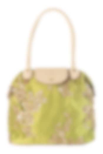 Lime Embroidered Lace Bag by THAT GYPSY