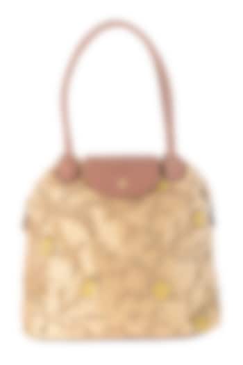 Gold Lace & Net Embroidered Bag by THAT GYPSY