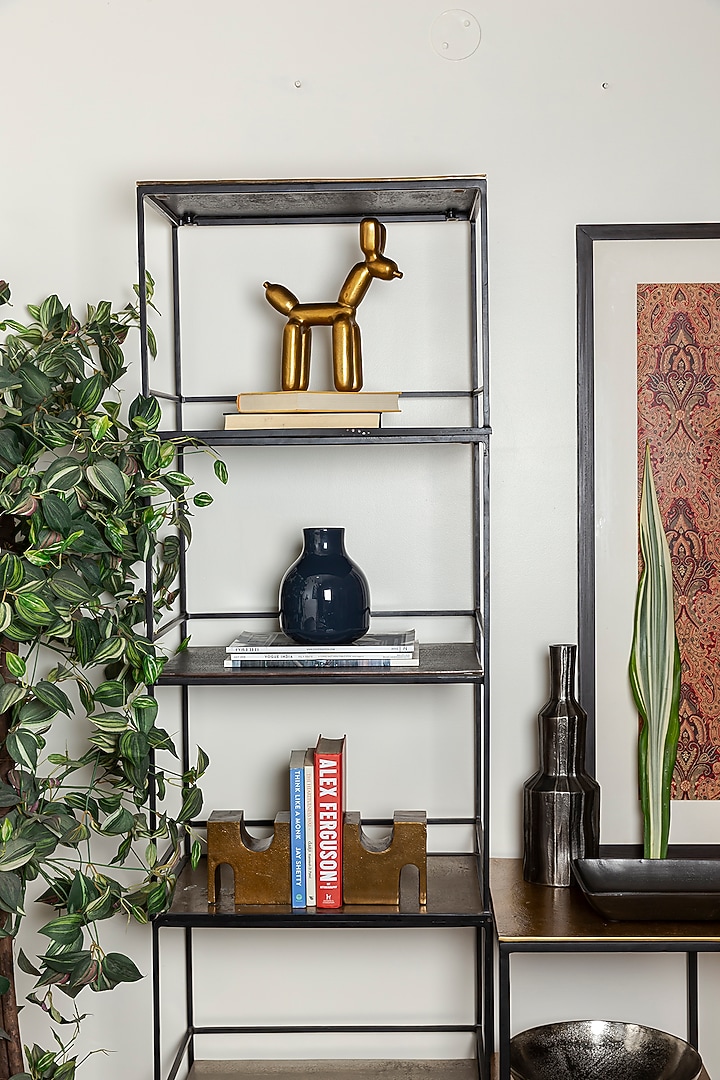 Antique Brass Aluminum Bookend by Taho Living at Pernia's Pop Up Shop