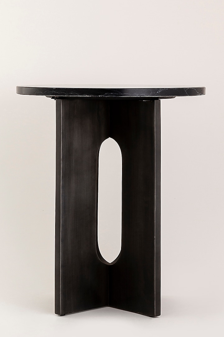 Antique Zinc Finished Iron End Table by Taho Living at Pernia's Pop Up Shop