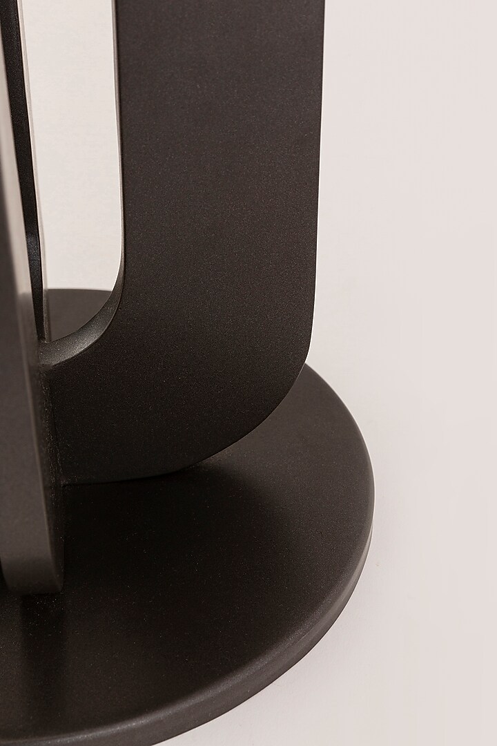 Antique Zinc Finished Iron & Marble End Table by Taho Living at Pernia's Pop Up Shop