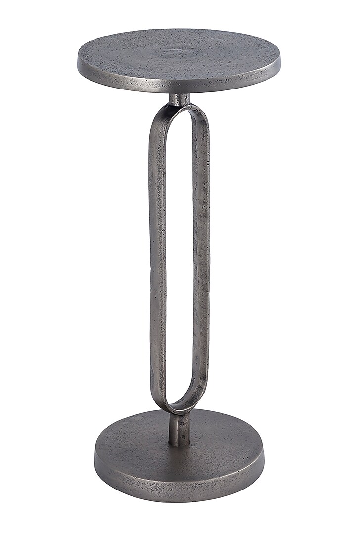Nickel Antique Aluminium End Table by Taho Living at Pernia's Pop Up Shop