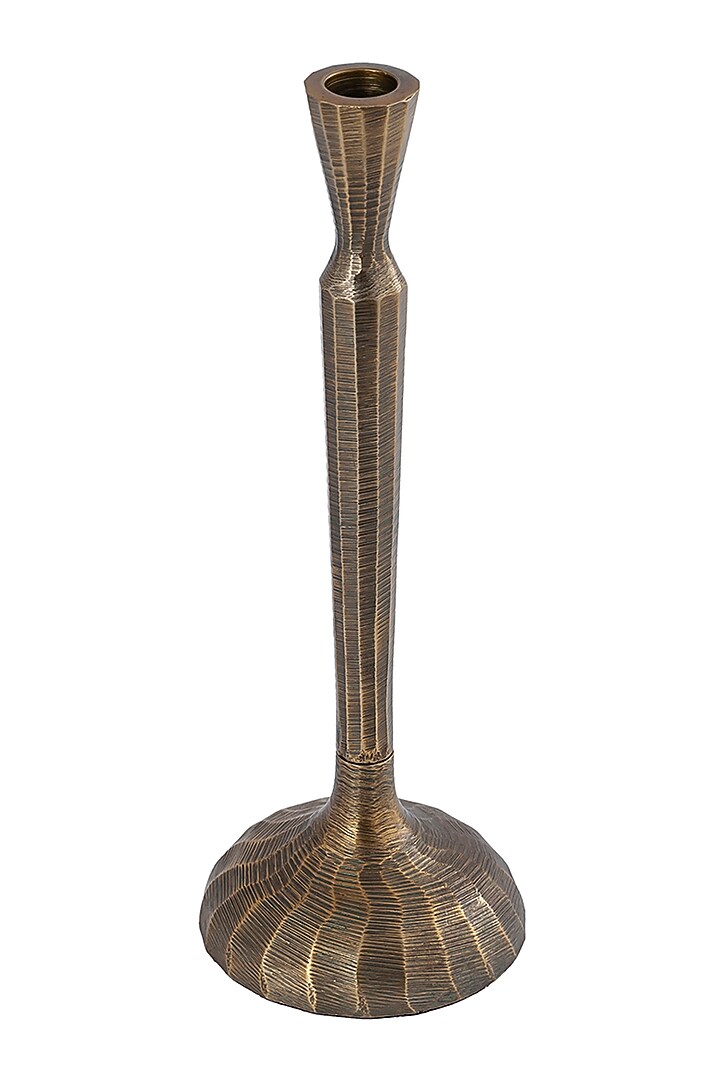 Brass Antique Aluminum Candle Holder by Taho Living at Pernia's Pop Up Shop