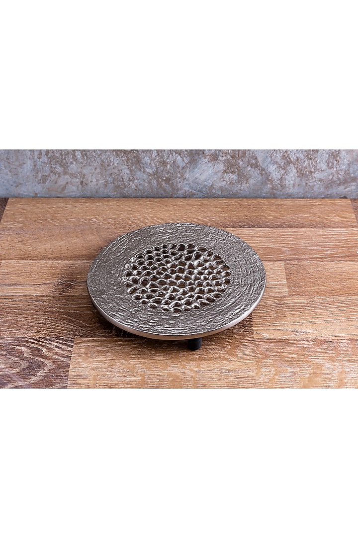 Nickel Finish Aluminum Trivet by Taho Living at Pernia's Pop Up Shop