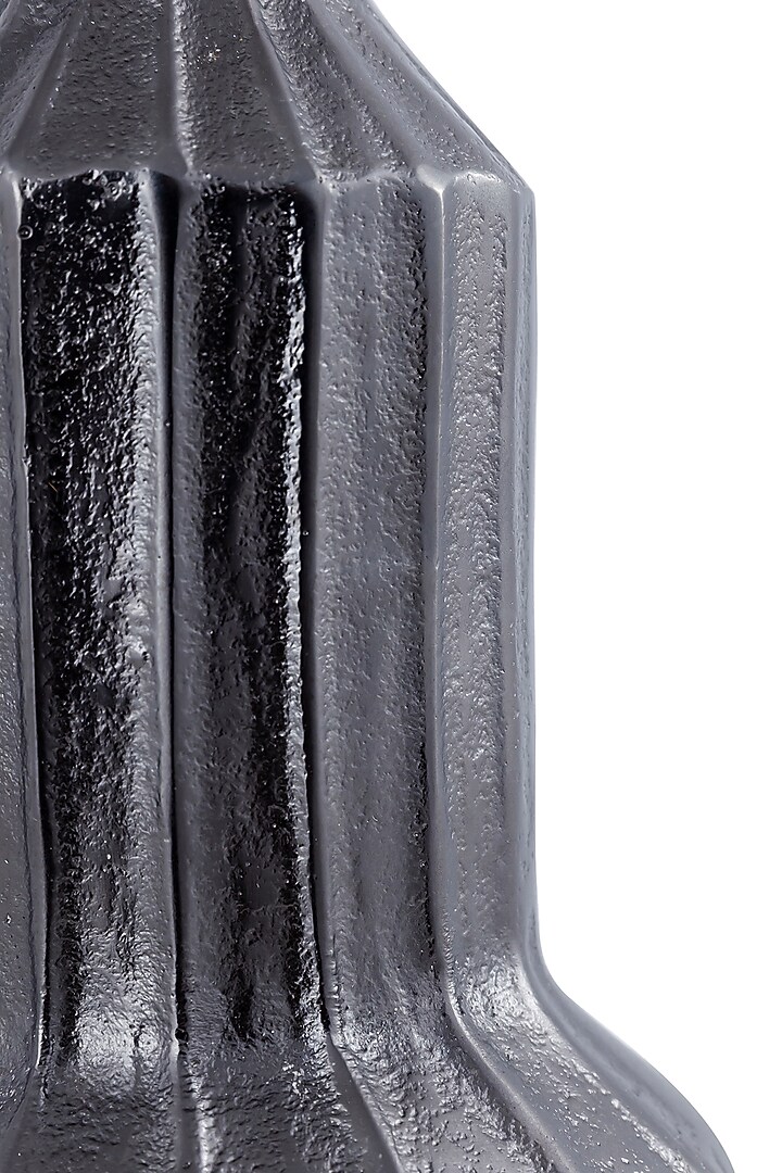 Graphite Handcrafted Aluminum Vase by Taho Living at Pernia's Pop Up Shop