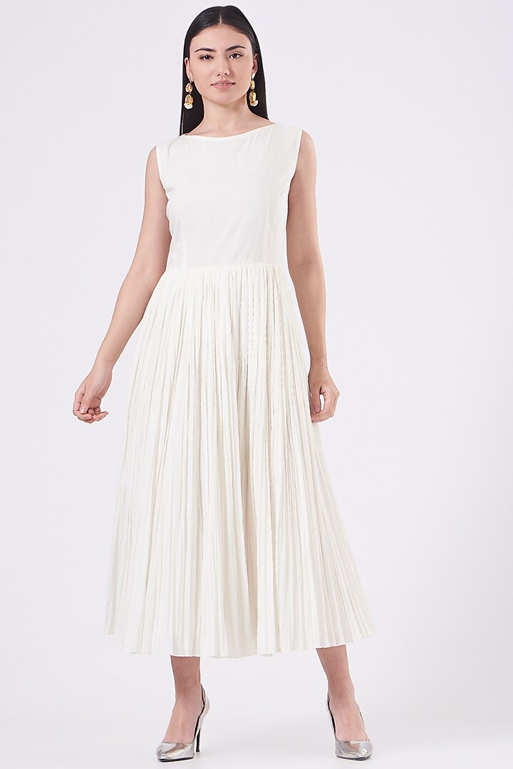 Lime Green Apron Vacation Dress by Taika By Poonam Bhagat at Pernia's Pop Up Shop