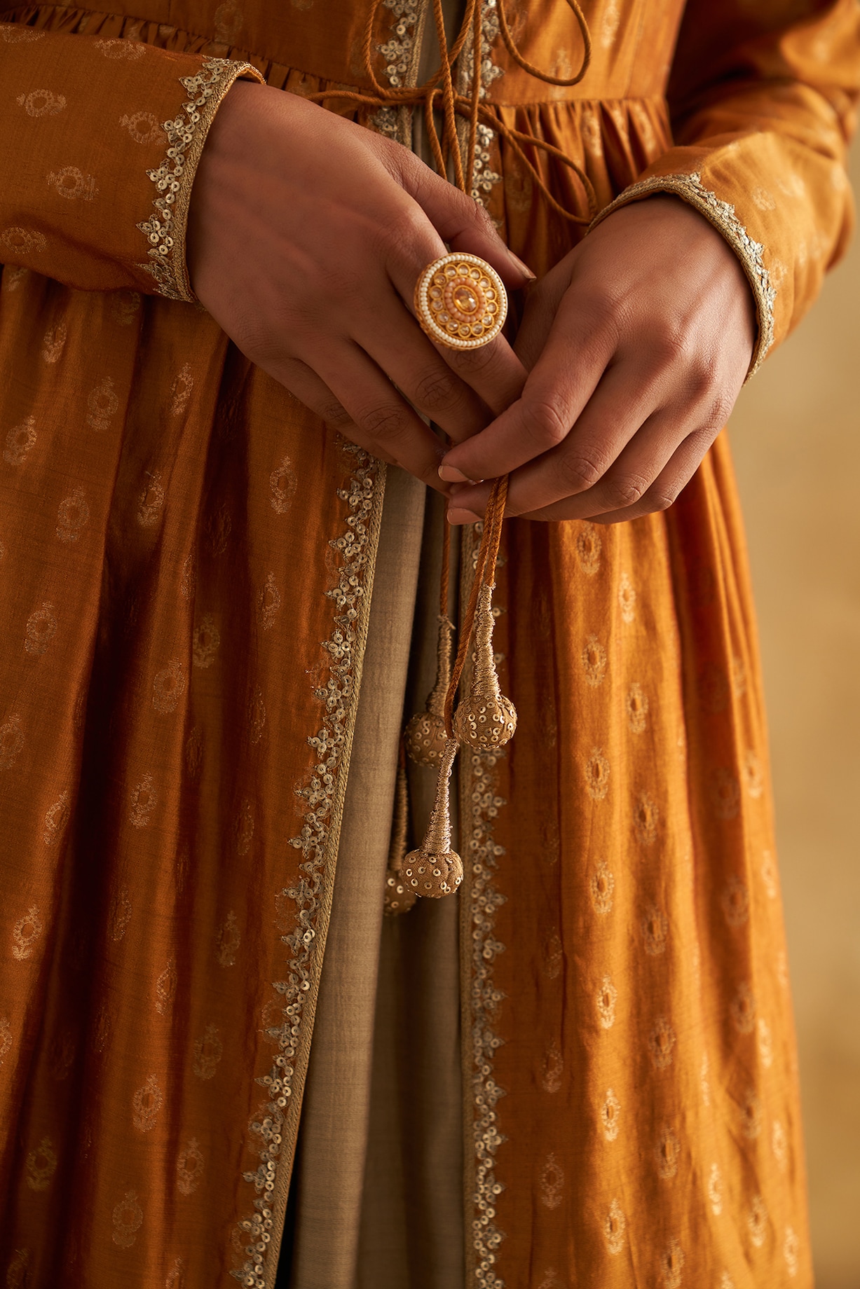 Luxury Silk Kurta Pajama Set – Zari Embroidery for Weddings & Festivals
