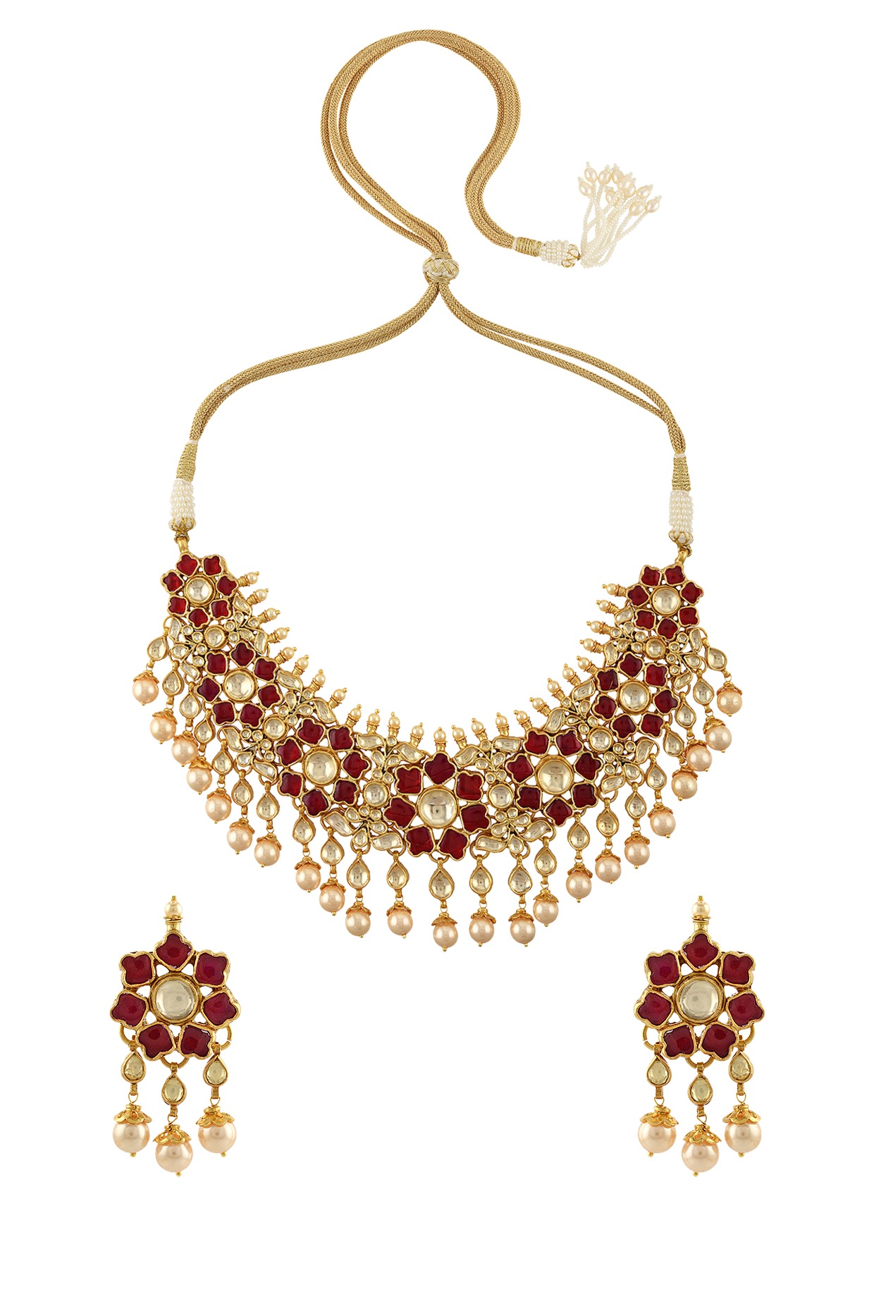 Amrapali lotus deals necklace