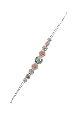 Oxidised Silver Finish Ghungroo Choker Necklace by Tribe Amrapali