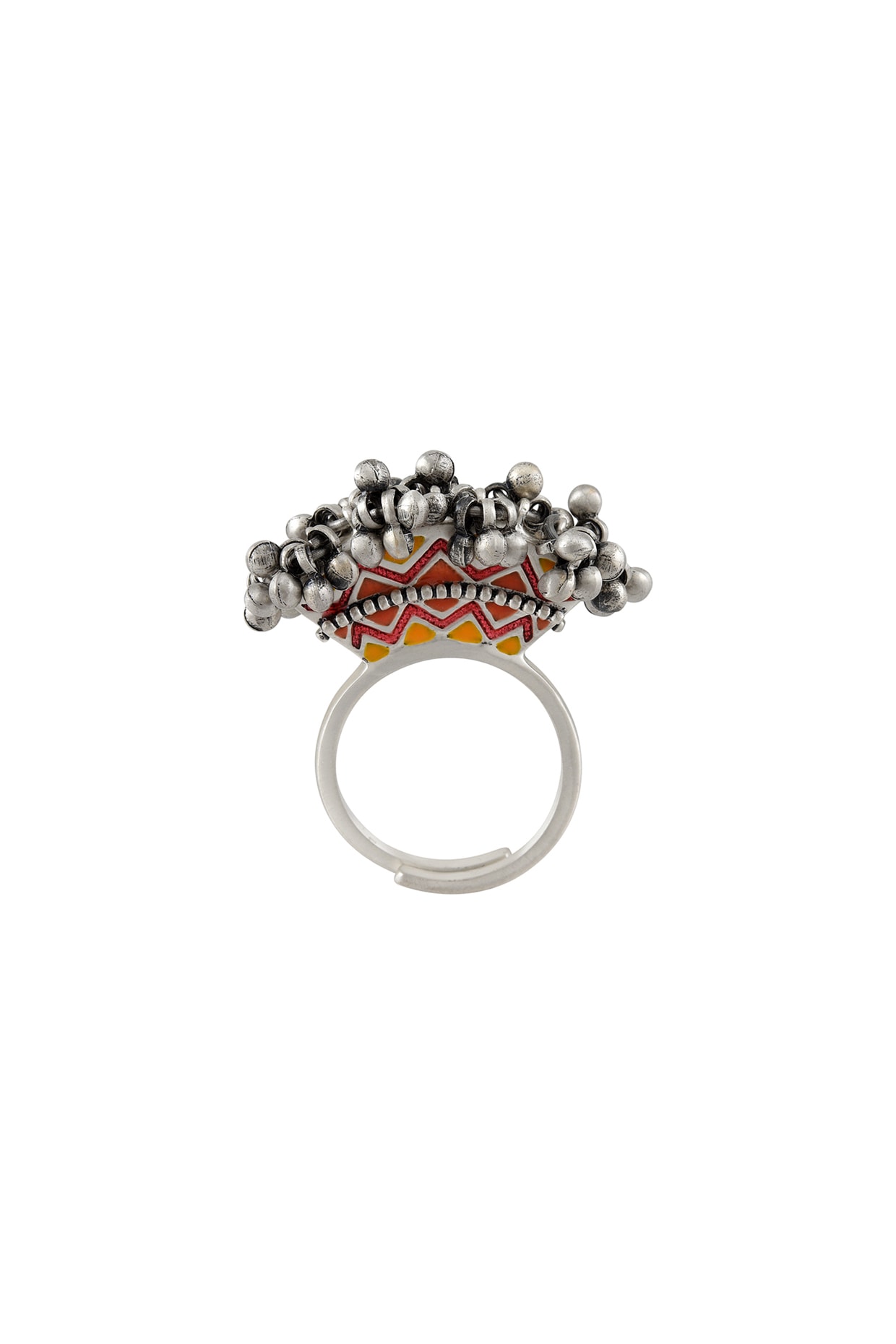 Replica Oversized Finger Ring with Ghungroo – StyleBuzz
