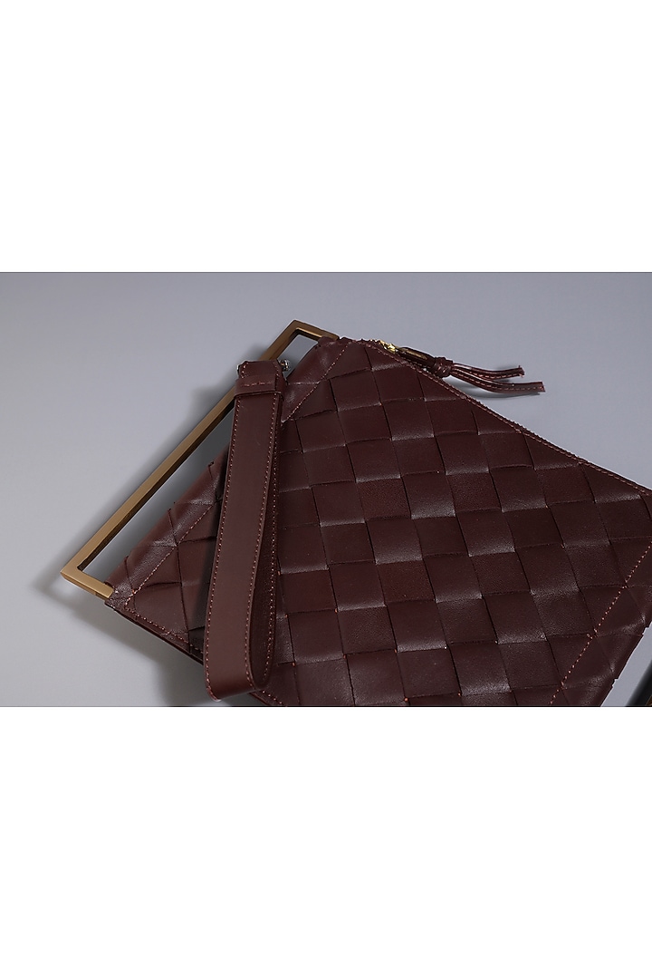 Cherry Genuine Leather Clutch by Tann-ed at Pernia's Pop Up Shop