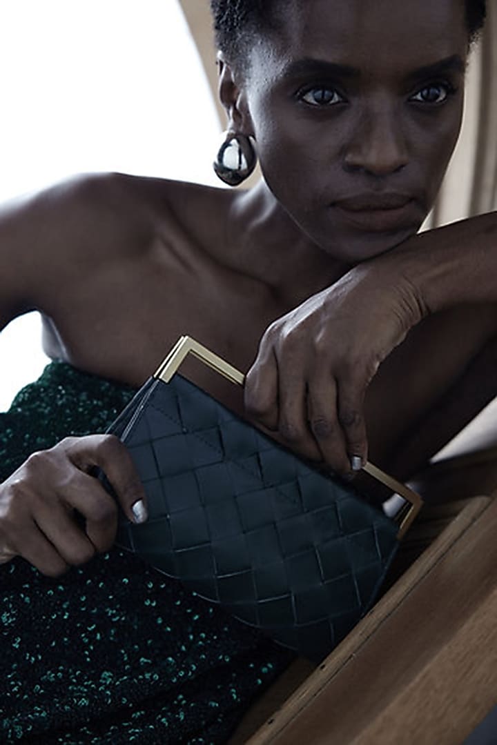 Green Genuine Leather Clutch by Tann-ed at Pernia's Pop Up Shop