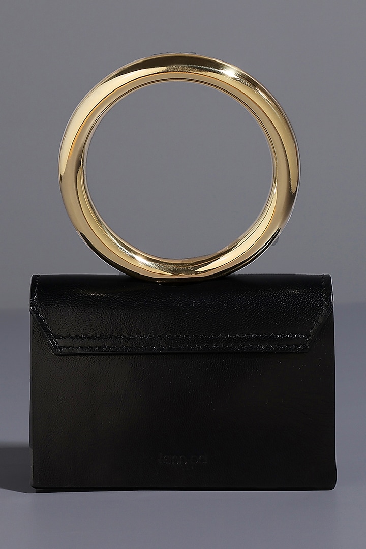 Black Genuine Leather Mini Bag by Tann-ed at Pernia's Pop Up Shop
