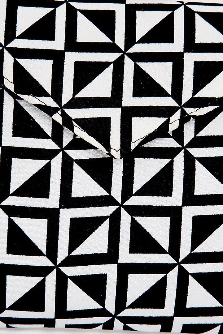 Black & White Printed Sling Bag by Tarini Nirula at Pernia's Pop Up Shop
