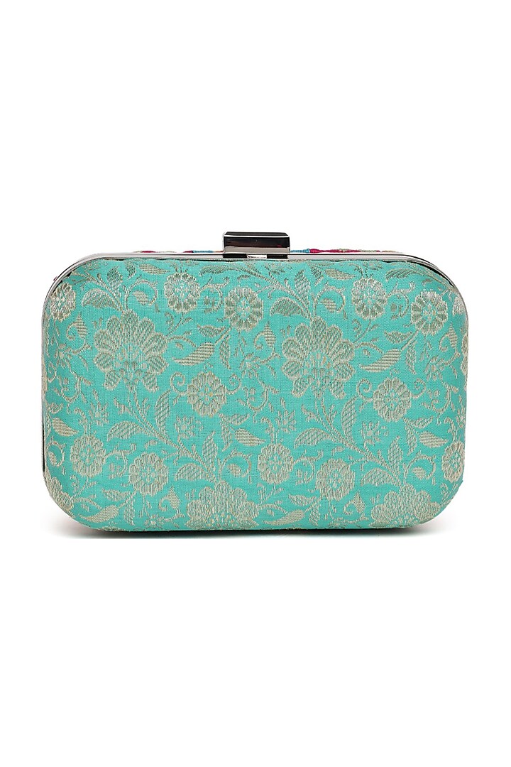 Multi-Colored Embroidered Clutch by Tarini Nirula at Pernia's Pop Up Shop