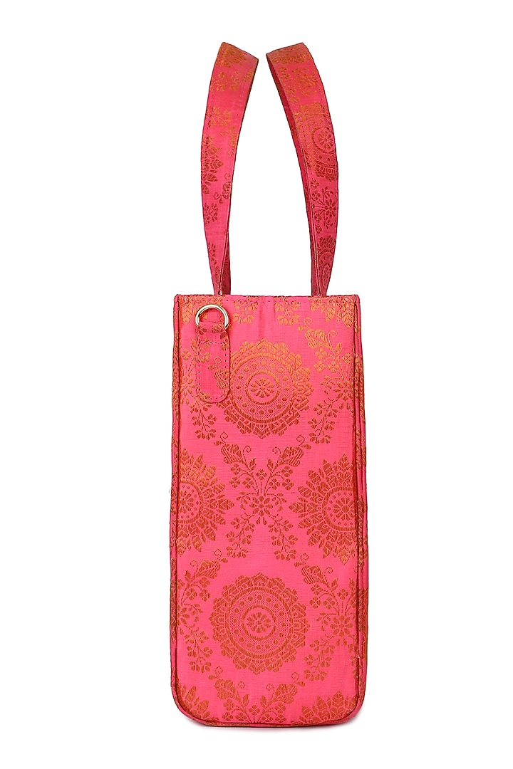 Pink & Gold Brocade Bag by Tarini Nirula at Pernia's Pop Up Shop