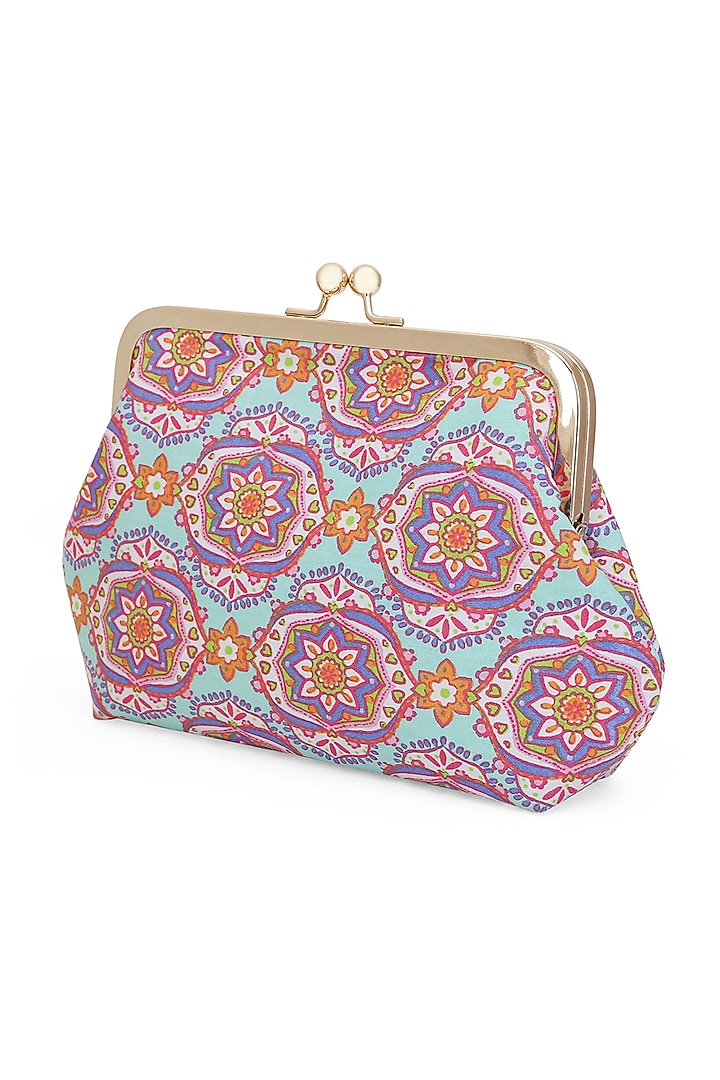 Multi Colored Printed Sling Bag by Tarini Nirula at Pernia's Pop Up Shop