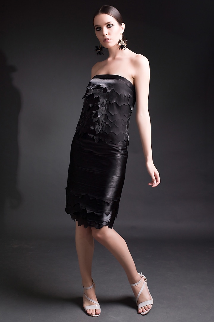 Black Bustier Top by Tara And I at Pernia's Pop Up Shop