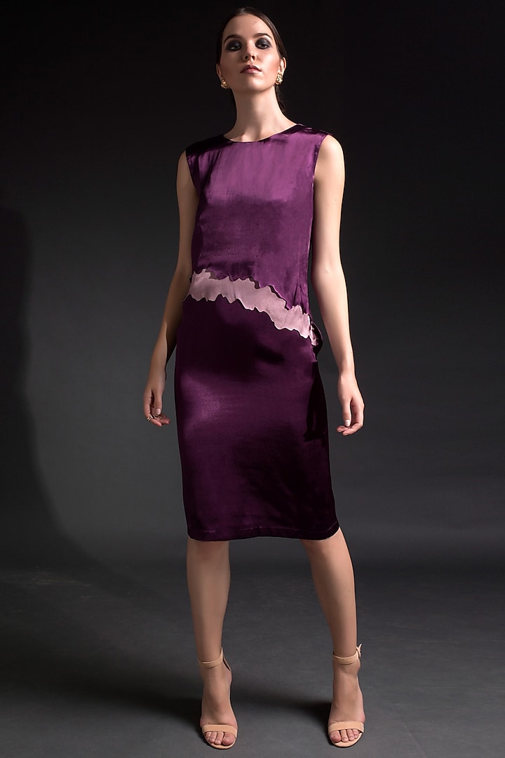 Purple Wave Dress by Tara And I