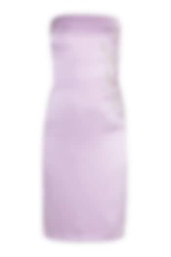 Lilac Embroidered Tube Dress by Tara and I