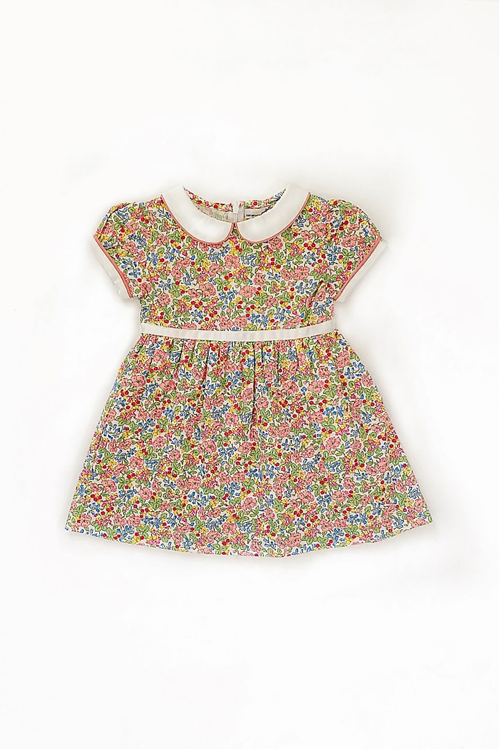 Multi-Colored Floral Printed Dress For Girls by Taramira
