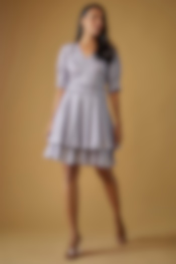 Multi-Colored Modal Satin Printed Summer Dress by Tara And I at Pernia's Pop Up Shop