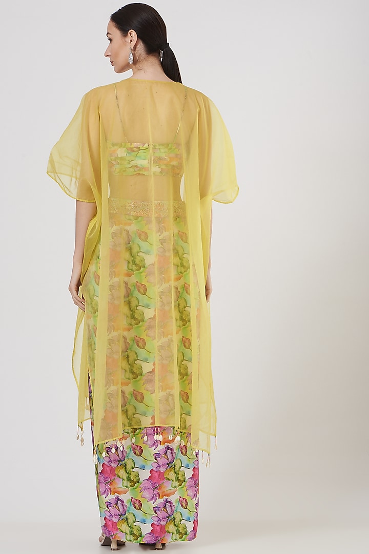 Multi-Colored Floral Printed Skirt Set by TARINI VIJ at Pernia's Pop Up Shop