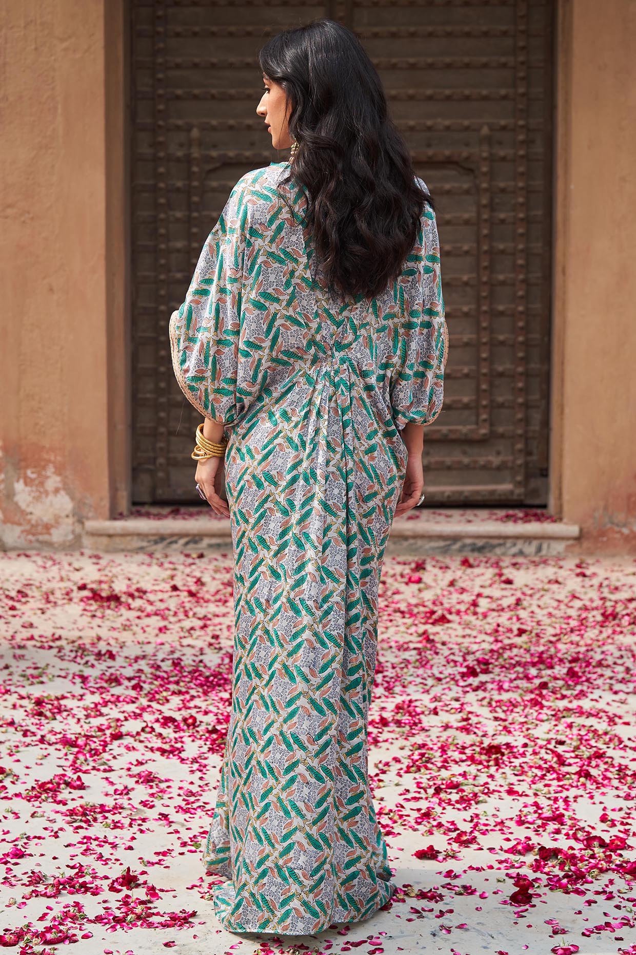 Green Kaftan Dress