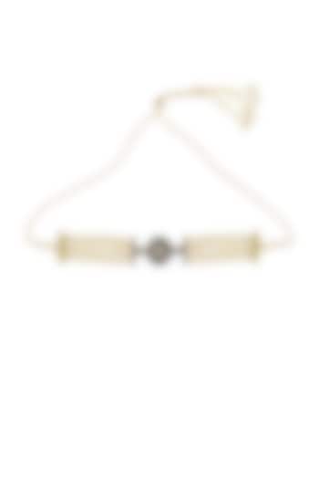 Black Rhodium Finish Choker Necklace In Sterling Silver by The Alchemy Studio at Pernia's Pop Up Shop