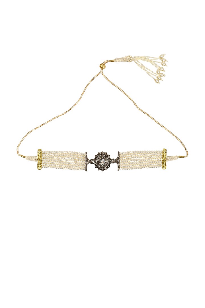 Black Rhodium Finish Choker Necklace In Sterling Silver by The Alchemy Studio at Pernia's Pop Up Shop