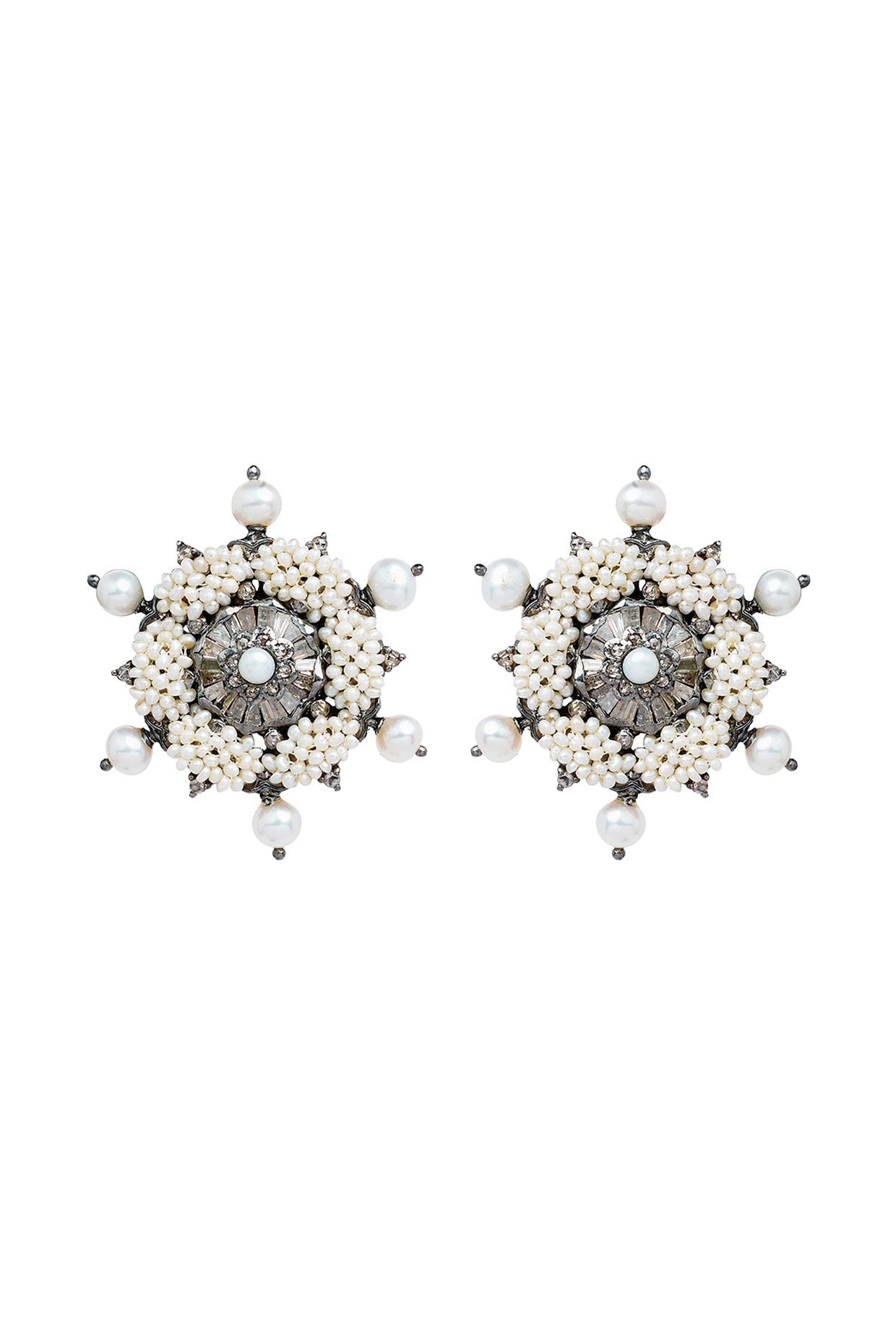 Flipkart.com - Buy Karatcart Silver Tone Lime Green American Diamond  Studded Stud Earrings for Women Alloy Stud Earring Online at Best Prices in  India