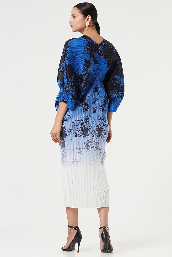 Multi-Colored Polyester Kimono Summer Dress by Tasuvure at Pernia's Pop Up Shop